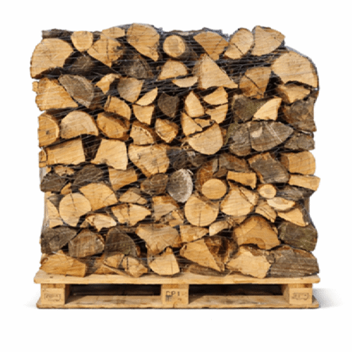 Brennholz aus Eiche, 30 cm, trockene Scheite auf Palette
